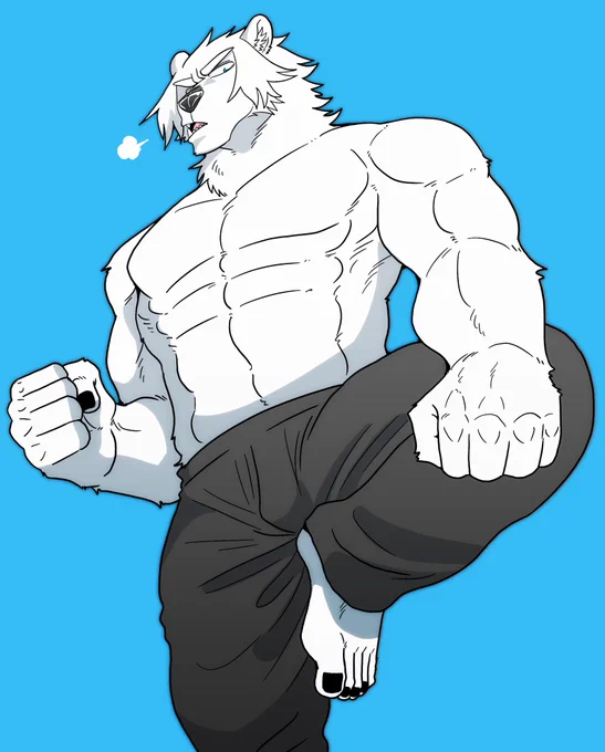 脱いでばっかですまんな