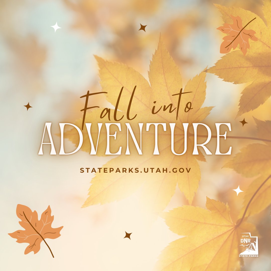 🍁 Fall Fun at Utah State Parks! 🍂

Discover moonlit hikes, ghost tours, and more exciting events this season at Utah’s state parks! Plan your autumn adventure today.

🔗 stateparks.utah.gov/2024/09/11/bes…

#UtahStateParks #FallAdventures #ExploreUtah