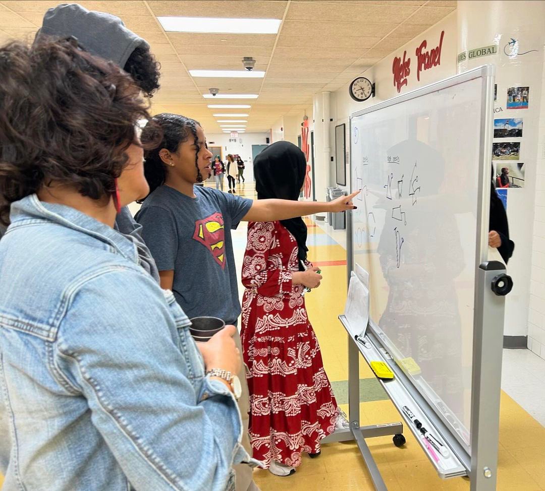 SuptCheng_CIOB's tweet image. Curiosity sparked in Semia’s Geometry class today at @mchslagcc with questions like, "What is a widget? What is a Zerf?" Students learned the importance of precise definitions in mathematics and beyond. 🔍📐 A great reminder that clarity is key! #GeometryClass #CriticalThinking