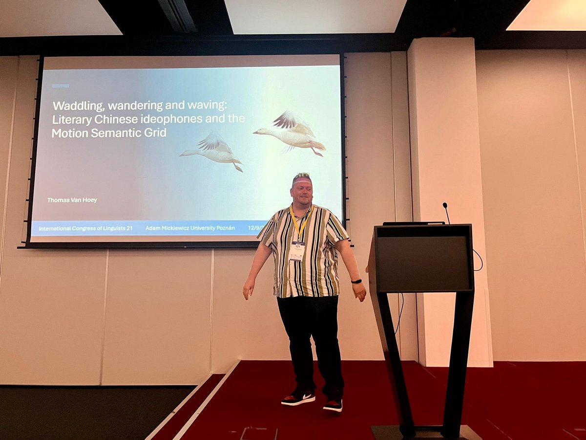 Simazhi's tweet photo. Thomas Van Hoey (that’s @Simazhi ) extends the #MotionSemanticGrid by @iraideia with Chinese data and #MCA methods. One step closer to comparing #ideophone inventories lectometrically.
#ICL2024 https://t.co/2wh8pp9s2n