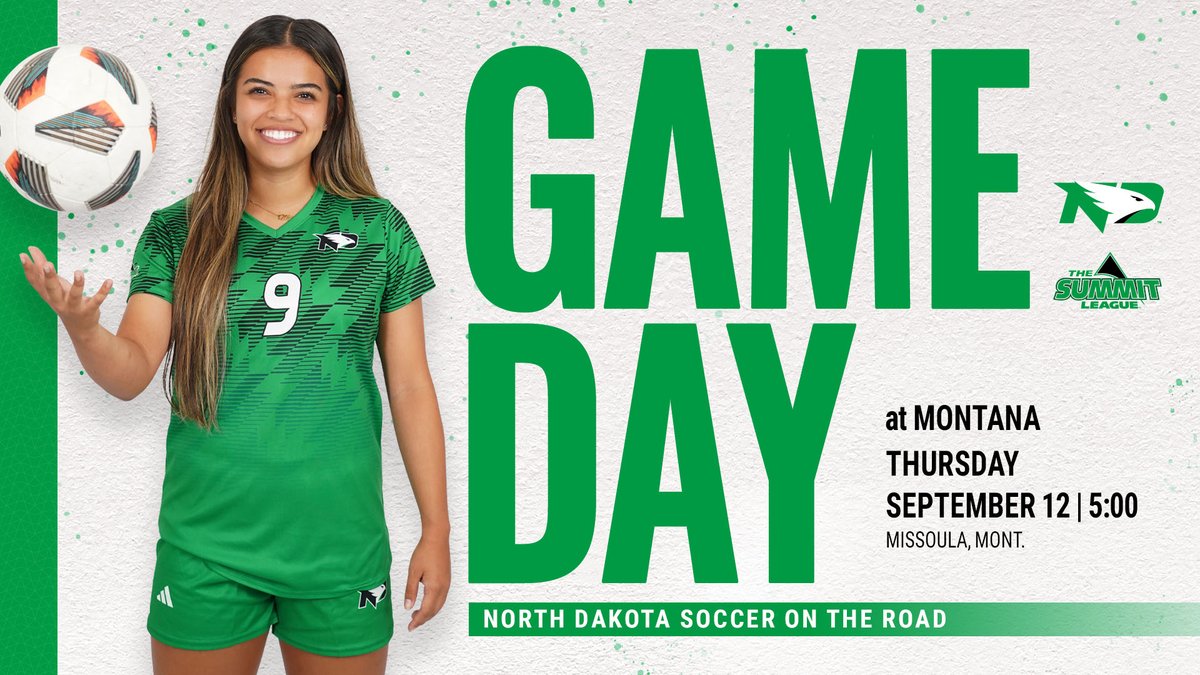 Looking for a win in Montana!

🆚 Montana
🕠5 PM
📍Missoula, Mont.
📺ESPN+
📊stats.statbroadcast.com/broadcast/?id=…

#UNDproud | #LGH