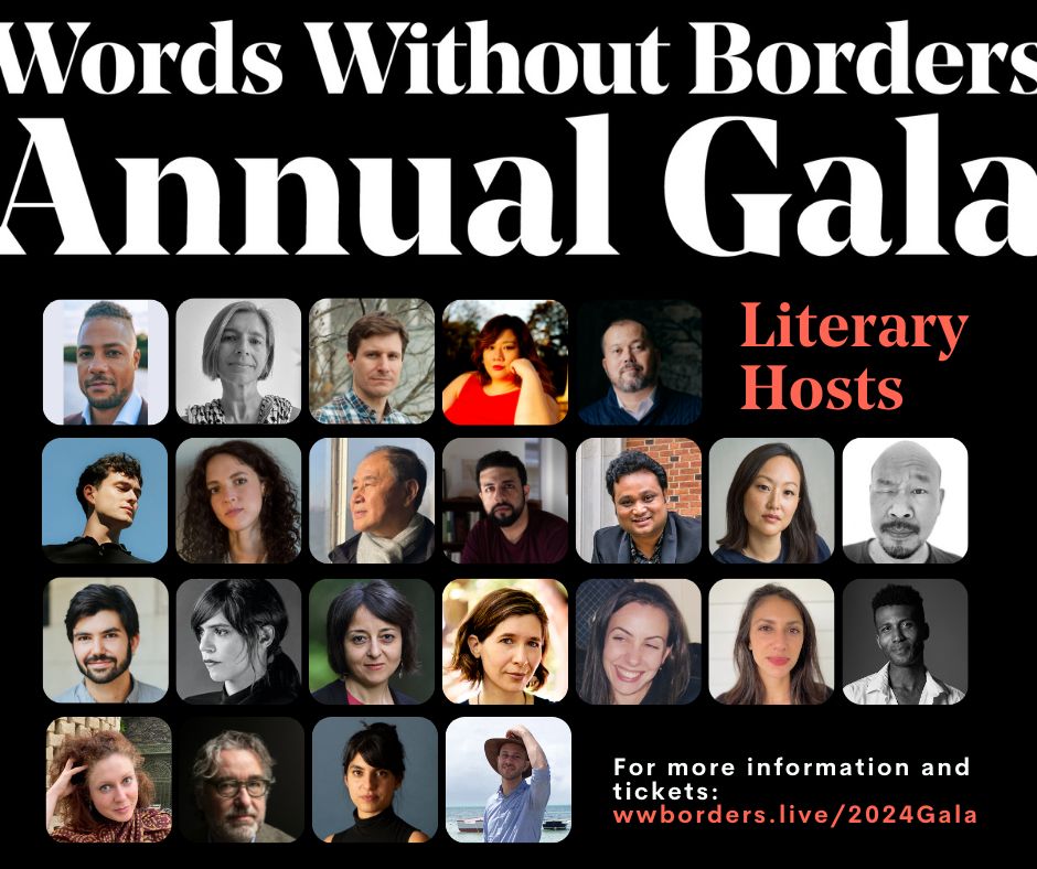 WordsWithoutBorders (@wwborders) on Twitter photo Want to join writers like <a href="/alexander_61609/">Alexander Chee</a>, <a href="/ValeriaLuiselli/">Valeria Luiselli</a>, and <a href="/Imanmersal/">Iman Mersal</a> for a night of cocktails, dinner, and fascinating readings? Then grab tickets to our annual Gala, where you can hang with these fabulous literary hosts (along with many more)!
wwborders.live/2024Gala Want to join writers like <a href="/alexander_61609/">Alexander Chee</a>, <a href="/ValeriaLuiselli/">Valeria Luiselli</a>, and <a href="/Imanmersal/">Iman Mersal</a> for a night of cocktails, dinner, and fascinating readings? Then grab tickets to our annual Gala, where you can hang with these fabulous literary hosts (along with many more)!
wwborders.live/2024Gala