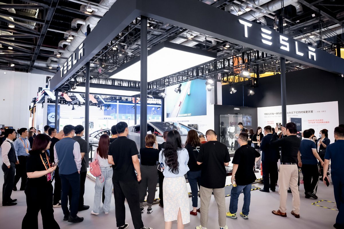 Tesla is at the China International Fair for Trade in Services (CIFTIS ...