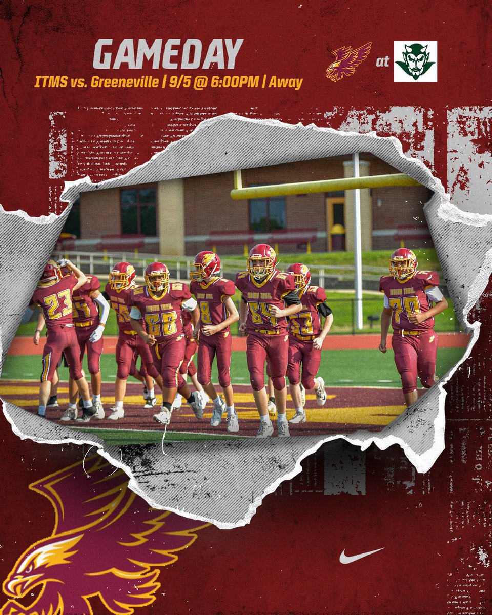 It’s GAME DAYYYYYY!!!!! #ITMSHawksVolleyball will host Robinson as #ITMSHawksFootball host Sullivan Heights for Homecoming. Good luck and GO HAWKS!!

🚨🚨🚨the soccer game that was originally scheduled for today has been cancelled.