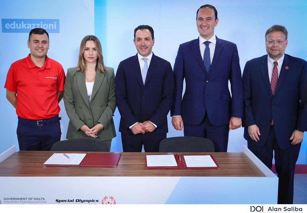 The Government of Malta made a major move to advance social inclusion by officially ratifying its commitment to the Special Olympics Global Coalition for Inclusion during a signing ceremony in Valletta on 12 September.

#SpecialOlympics