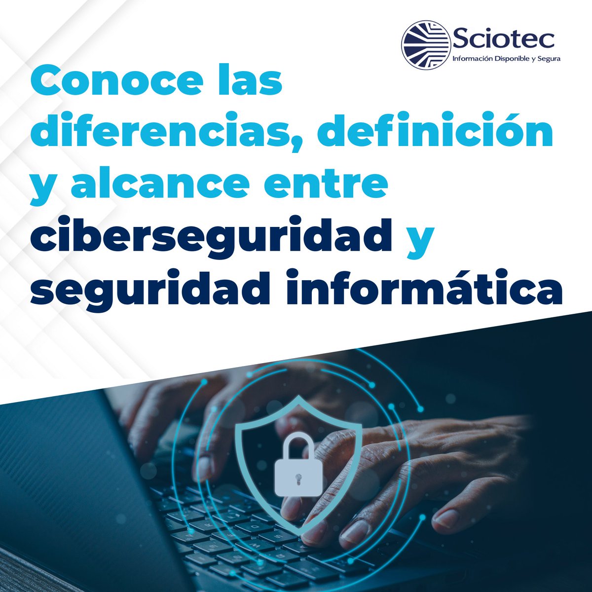 🔍¿Conoces la diferencia entre Ciberseguridad y Seguridad Informática?

En nuestro nuevo #blogpost te explicamos sus objetivos, aspectos técnicos, y procesos para proteger mejor tu empresa.🛡️

📖Léelo aquí: sciotec.net/ciberseguridad…

#Ciberseguridad #SeguridadInformática #Sciotec