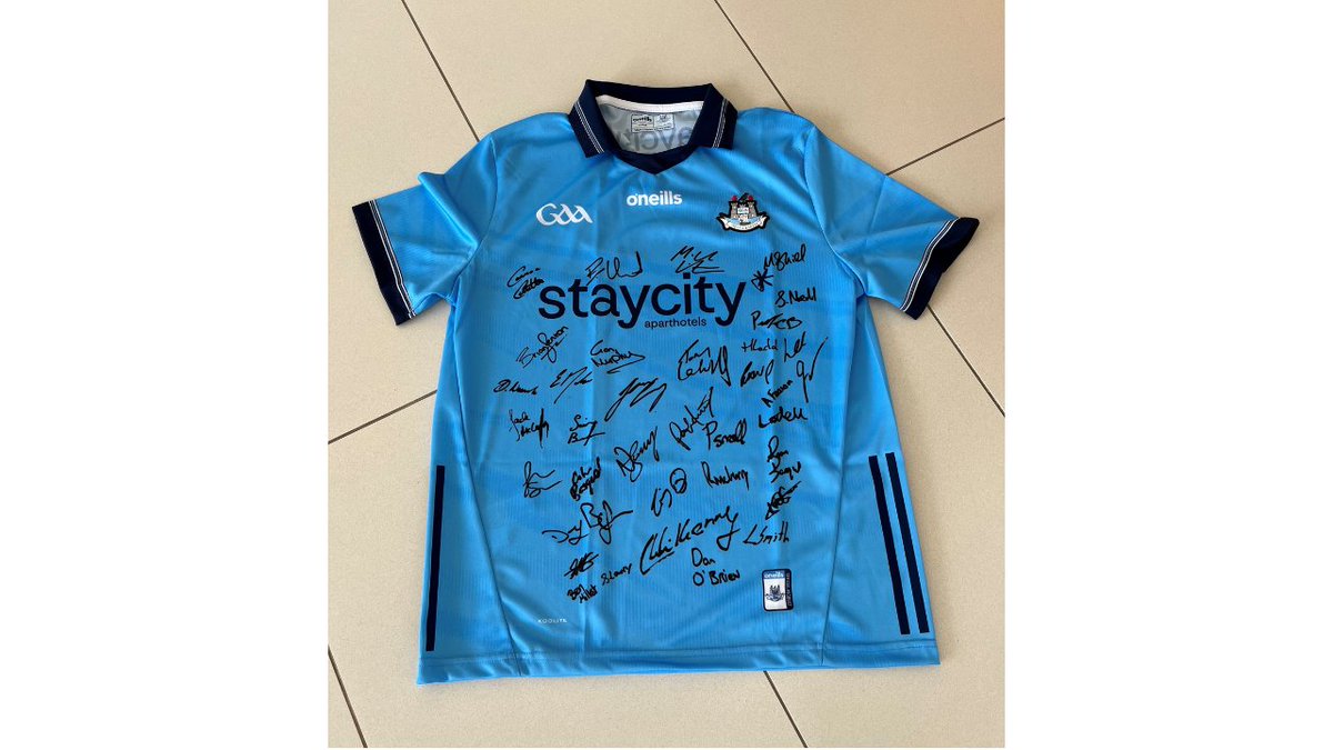 Support the Dillon Quirke Foundation &amp; win a SIGNED Dublin jersey!
Amazing Sharon is  raffling it off while also conquering the Camino!  Help raise funds for life-saving cardiac screenings.
Get your tickets: ow.ly/eUQu50Tm396]
#DublinGAAjersey #DillonQuirkeFoundation