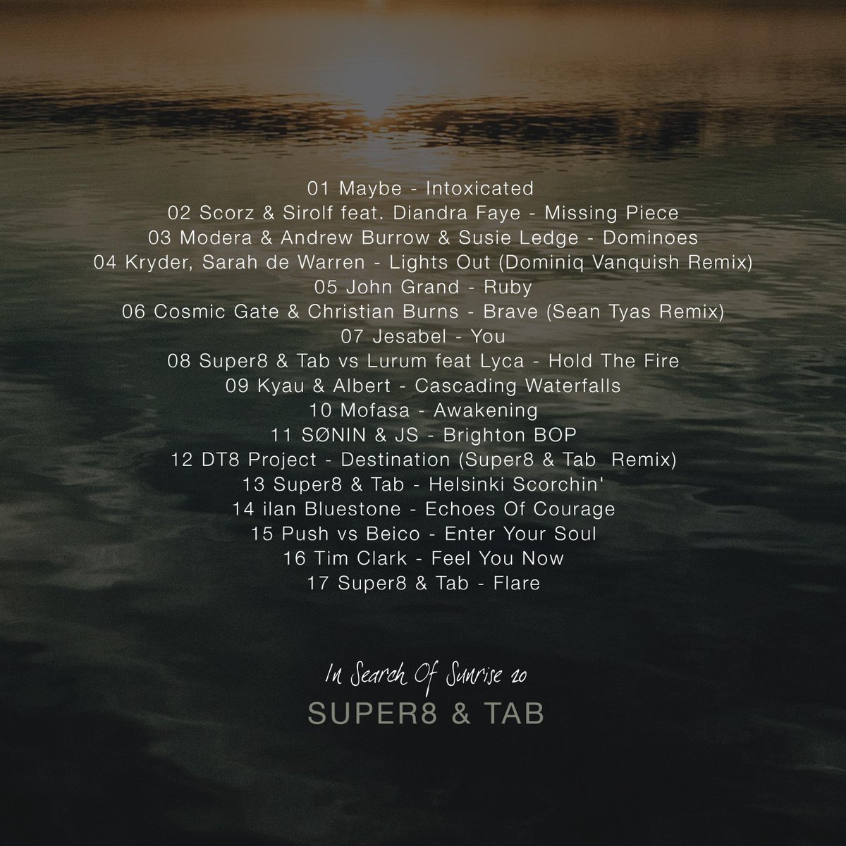 In Search of Sunrise Vol. 20, mixed by Super8 &amp; Tab, has been out for a week now, and the feedback has been amazing! We are so happy to hear that you all like our mix in this iconic series.

Listen - isos.lnk.to/super8tab