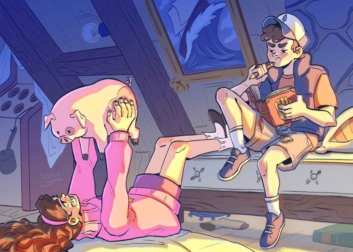 sofiialyt's tweet photo. mystery twins! 🌲💫

#GravityFalls https://t.co/ltXKDp5wnl