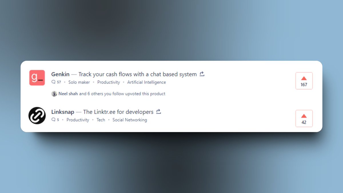 Consistency === Growth

Linksnap released two years ago on Product Hunt, I took a break from coding due to college. Soon I got into work. One day my father saw me playing video games on the PC and he asked me "What happened to all those coding back then". Thus Genkin was born.
