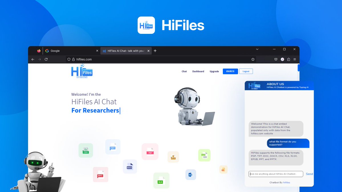 HiFiles AI Chat is an intelligent tool designed to help users manage and analyze documents more effectively. This AI chat system acts like a personal assistant that can interact with you, answer your questions and provide insights from your documents.

typing.ai/blog/hifiles-a…
