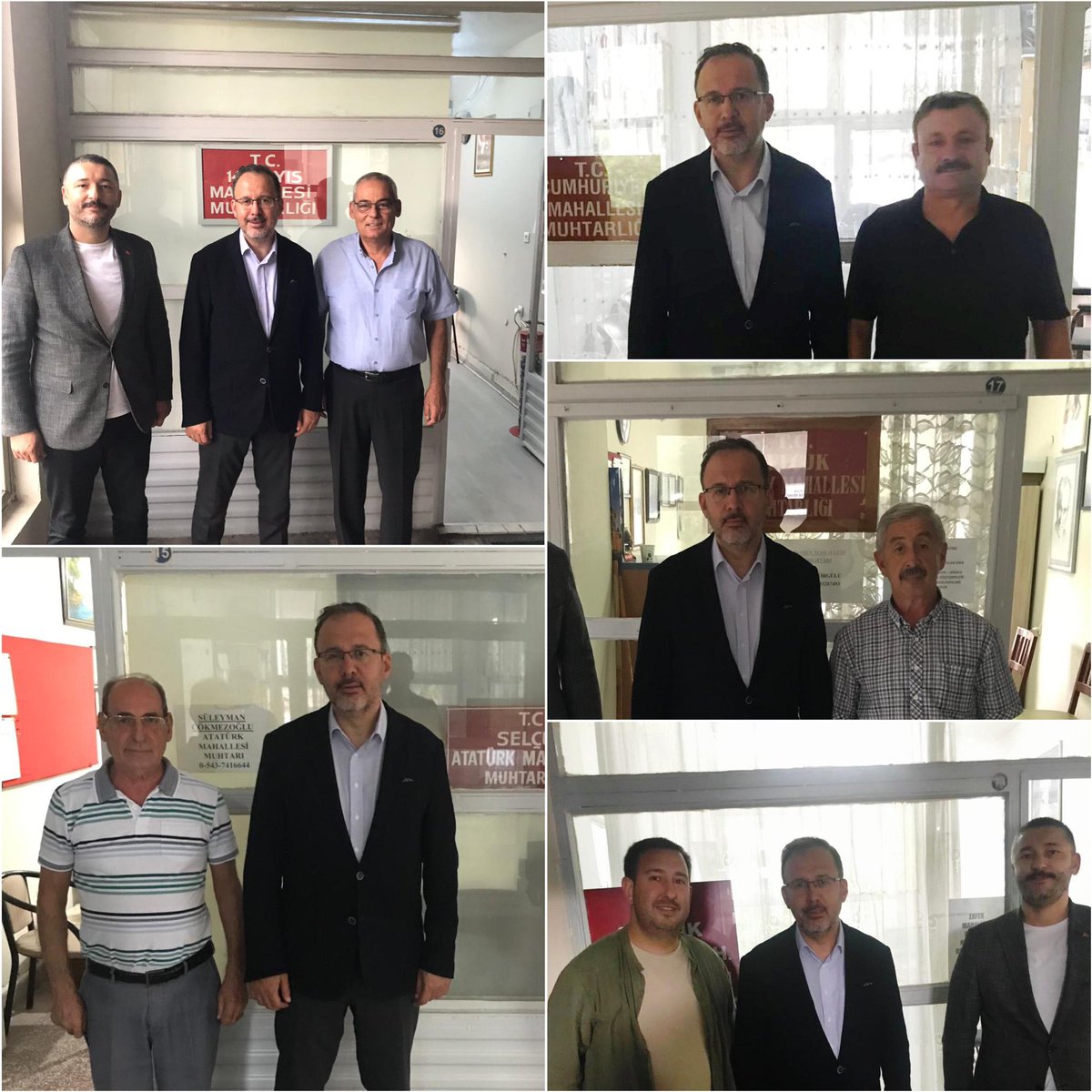 kasapoglu's tweet photo. 📍İzmir • Selçuk

📌14 Mayıs Mahallesi Muhtarlığı • Mehmet Öner
📌İsabey Mahallesi Muhtarlığı • Ömer Görgülü
📌Cumhuriyet Mahallesi Muhtarlığı• Ahmet Çokyaman 
📌Atatürk Mahallesi Muhtarlığı • Süleyman Çökmezoğlu   
📌Zafer Mahallesi Muhtarlığı • Mert Görmüş https://t.co/sjJPgWTcNb