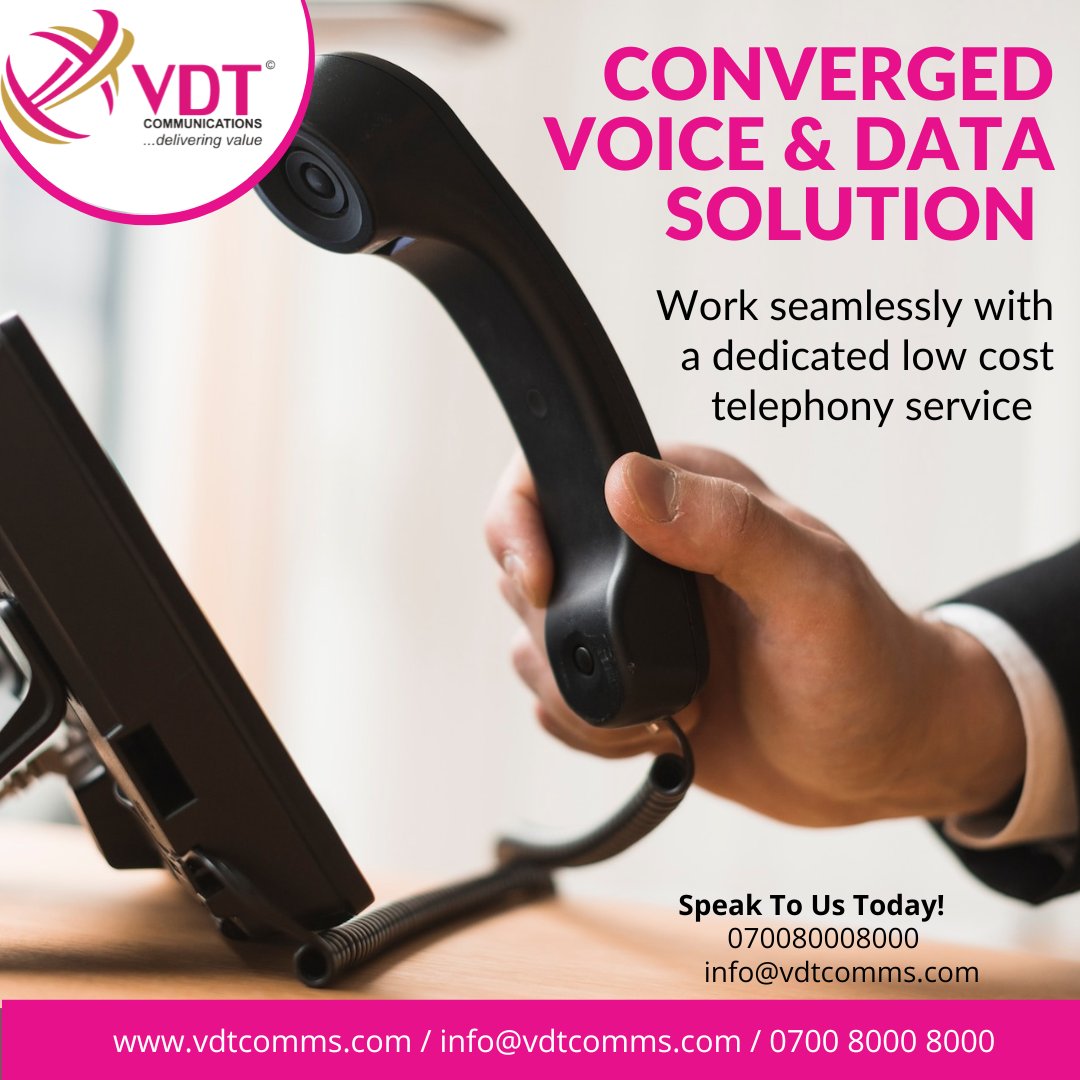 vdtcomms's tweet photo. Our Voice Connect service goes the extra mile to provide your business with high-quality dedicated telephony service over your data network. 

Please speak to us for your data and voice needs all in one place! #vdtcomms #phonenetwork #network #connect https://t.co/amtqsio9VQ