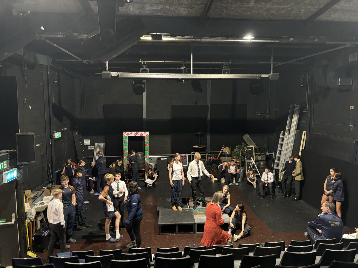 A hive of activity in the JAT featuring a host of Y9 &amp; 10. Casper &amp; Logan are taking part in their 1st ⁦<a href="/SedberghDrama/">Sedbergh Drama</a>⁩ performance &amp; William is involved for the 3rd time in 4 terms!

The ⁦<a href="/sedprepdrama/">Sedbergh Prep Drama</a>⁩ pipeline continues with lots of ⁦<a href="/Sedbergh_Prep/">Sedbergh Preparatory School</a>⁩ involved.