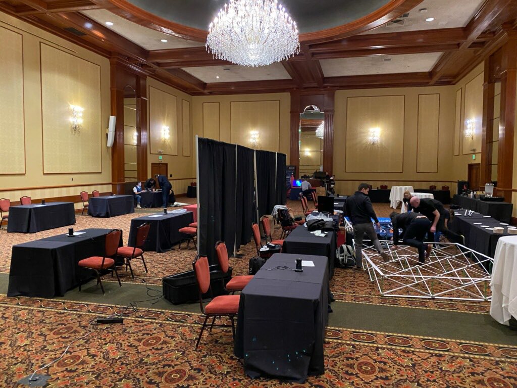 Setting up for our first ever SBOM Solutions Showcase!  This Denver ballroom will be filled with 24 organizations from around the world to meet your #sbom needs, with many more listed online.

cisa.gov/resources-tool…