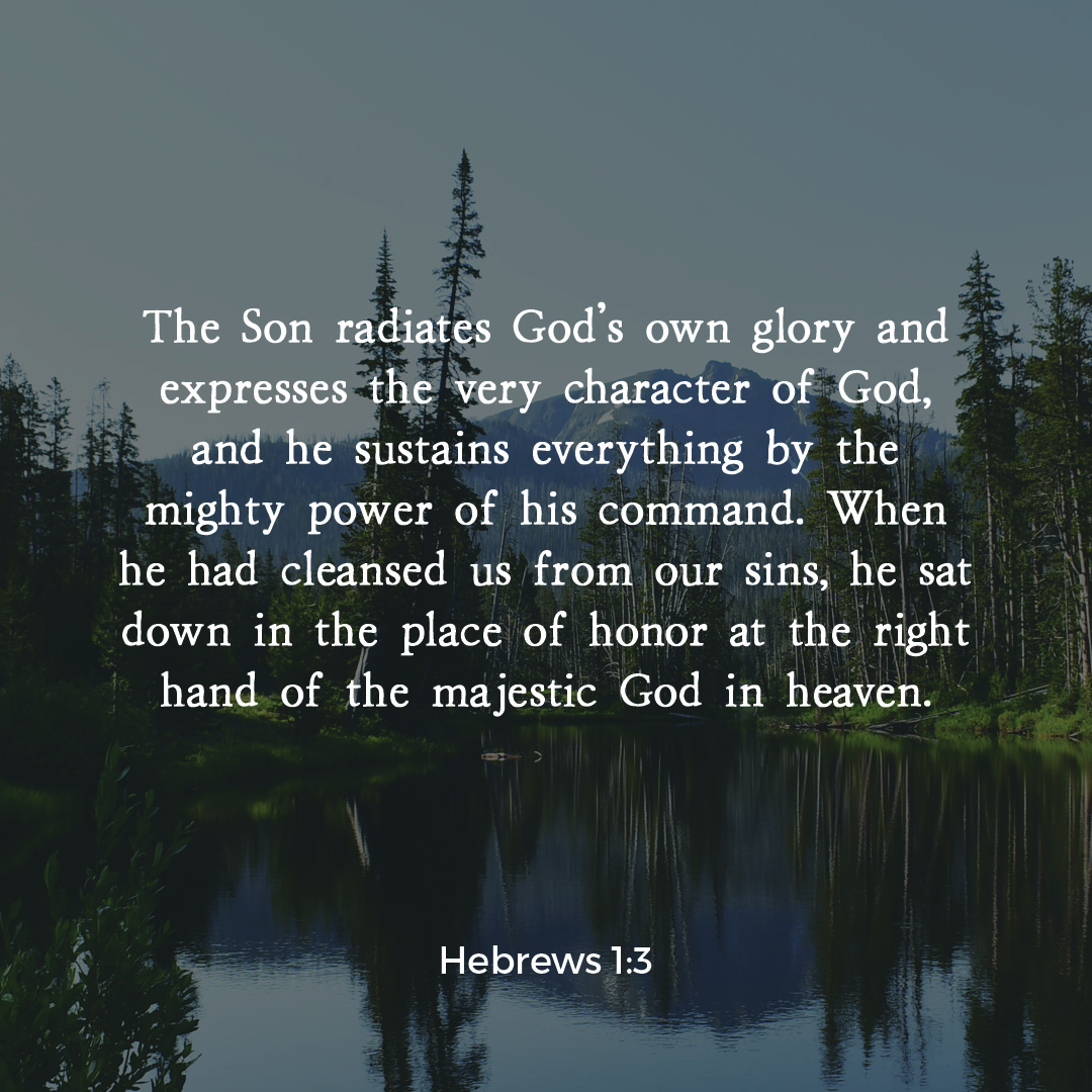 SightlineM's tweet photo. Stop scrolling and read carefully:
Jesus radiates God's glory
Jesus expresses the very character of God
Jesus sustains everything - everything
Jesus completely cleanses us from our sins
Jesus victoriously sits at the place of honor
#ThisIsJesus #TrueJesus #KnowHim #ShareJesus https://t.co/oYN2qhsMAJ