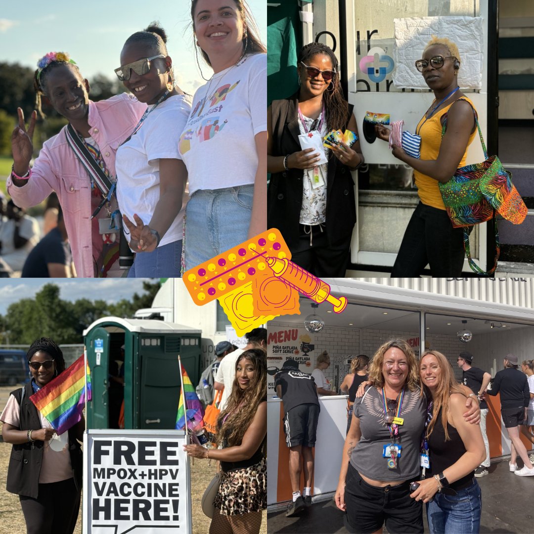 Our All East Sexual Health team have been busy this summer, educating and reducing stigmas around sexual health across London 💛

From providing 700+ STI tests, to administering free vaccinations, find out how the team are transforming sexual health: bartshealth.nhs.uk/news/transform…