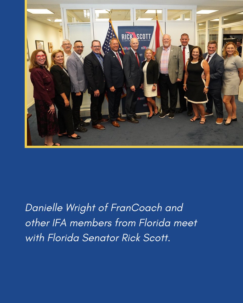FranCoach4U's tweet image. We spent an inspiring few days in Washington, DC this week with the #IFAAdvocacySummit 🇺🇸

Wondering how to get involved with your local IFA chapter? Check out the IFA calendar of events here ⬇️

franchise.org/events

#FranchiseOnTheHill #FAN2024 @TimParmeter @Franchising411
