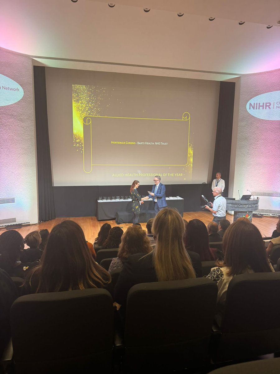 Jess Pawson (@jess_pawson) on Twitter photo Huge congratulations to <a href="/HortensiaGimeno/">Dr. Hortensia Gimeno</a> for winning Allied Health Professional of the year award from <a href="/NIHRCRN_nthames/">NIHR CRN North Thames</a>. Your enthusiasm and passion are so inspiring and have been a delight to work with! I am honoured to accept this award on your behalf #CRNNTAwards24 Huge congratulations to <a href="/HortensiaGimeno/">Dr. Hortensia Gimeno</a> for winning Allied Health Professional of the year award from <a href="/NIHRCRN_nthames/">NIHR CRN North Thames</a>. Your enthusiasm and passion are so inspiring and have been a delight to work with! I am honoured to accept this award on your behalf #CRNNTAwards24