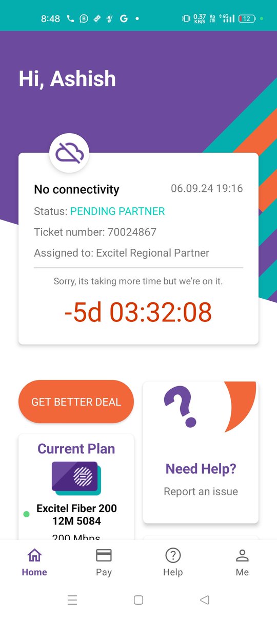 advashishtripa's tweet photo. @excitel_rocks Your brodband is not working  at my residence for the past 6days . Despite making several complaints, I have not received any response from your side. Every time They repeat the same words priority and accelerate your complaint https://t.co/ZWyF2IepFE