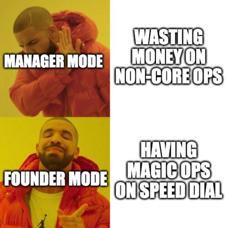 trymagic_ops's tweet photo. #FOUNDERMODE made easy with Magic Ops

Call us on our cellphone (917) 737-2360 https://t.co/thVZmFh2Kv