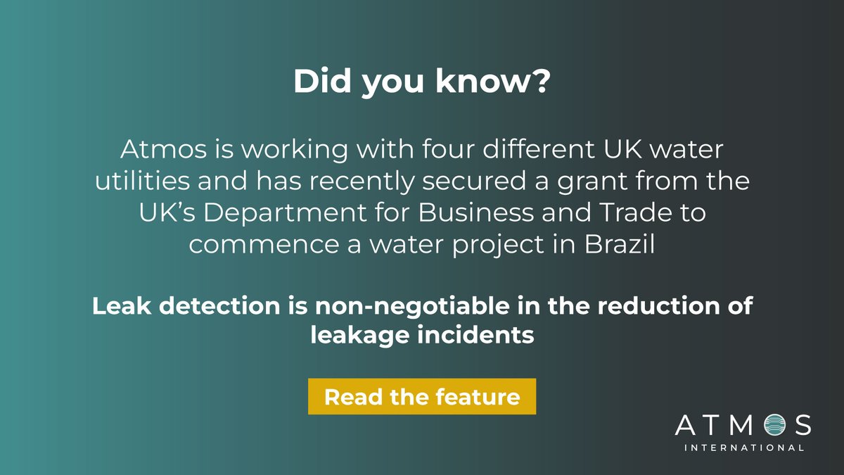AtmosInt's tweet image. The value of Atmos&apos; water leak detection solutions is becoming increasingly recognized worldwide.

Find out more in our entry in @TheEICEnergy&apos;s Survive and Thrive report.

okt.to/MfTym9

#pipelineindustry #pipelineleak #leakdetection #pipelinetechnology #waterleak