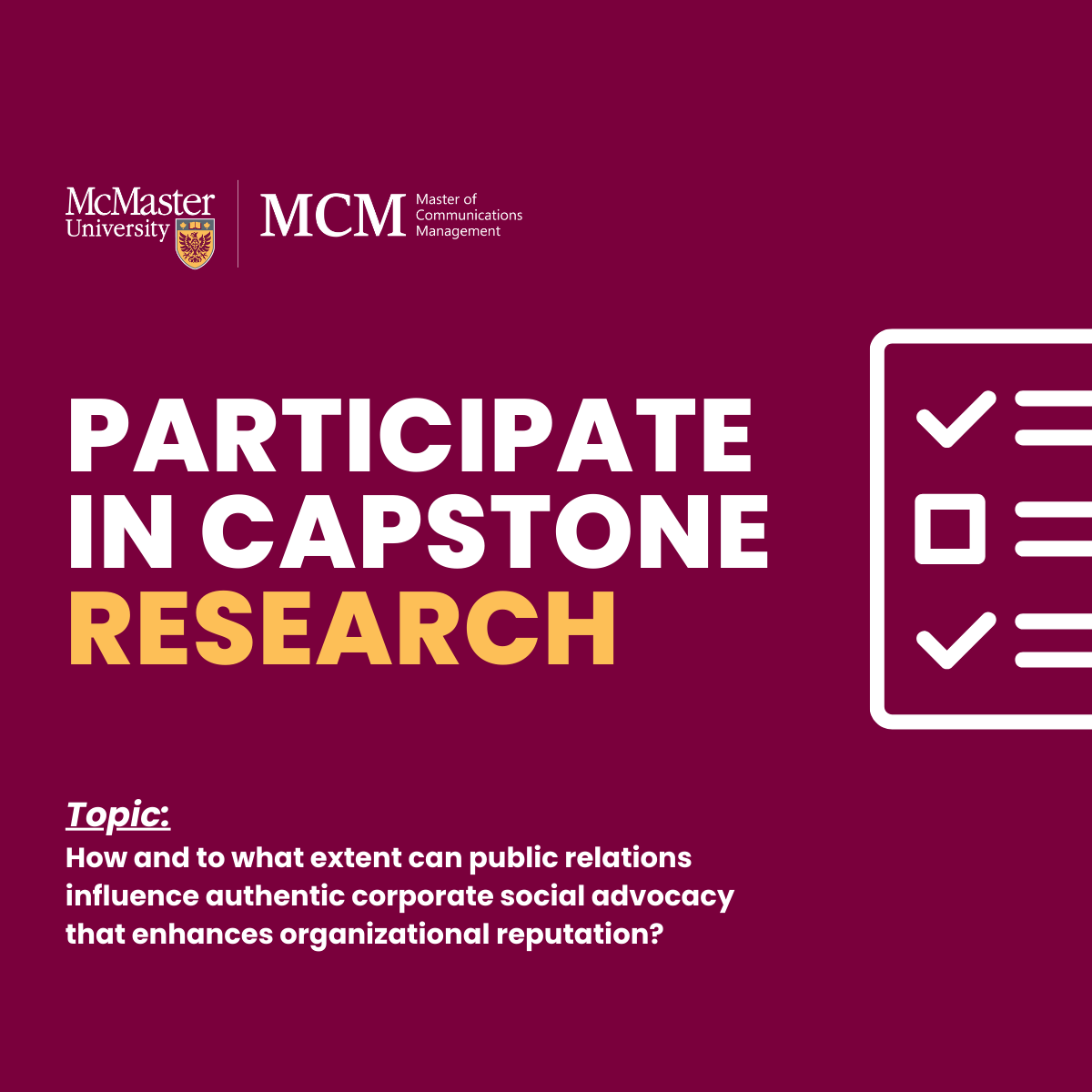 McMaster MCM tweet media