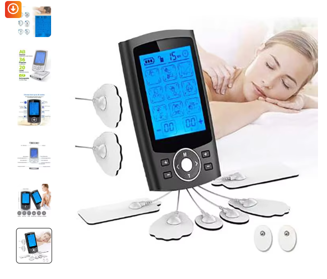 LisaFashionFit's tweet image. Buy link- alli.pub/71ejlu
- 71% off
Experience relief and rejuvenation with the Tens Muscle Stimulator – featuring 36 modes, electric EMS, acupuncture body massage, and digital therapy for effective slimming and muscle relaxation. #TensStimulator #MuscleRelief #EMSDevice