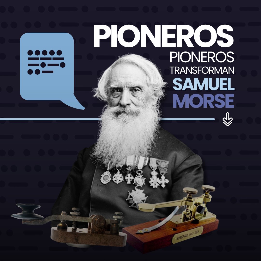 comtec_rd's tweet image. Samuel Morse, el genio detrás del código Morse y el telégrafo eléctrico, envió el primer mensaje telegráfico en 1844, conectando Washington D.C. con Baltimore.

Su invento transformó las comunicaciones y sentó las bases para nuestra red global de telecomunicaciones. ✨#COMTEC