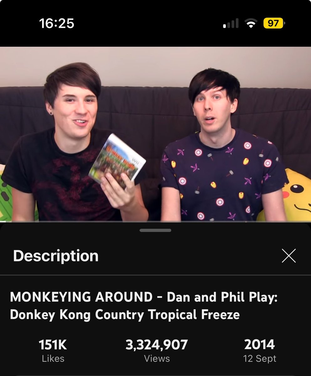 i woke up and the FIRST thing my mate said to me was “the first dan and phil games video was uploaded 10 years ago today”

i did NOT need to confront my mortality that soon after waking up