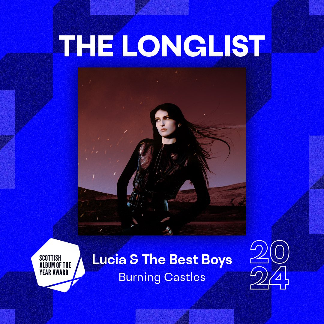 Lucia & The Best Boys (@luciabestboys) on Twitter photo ‘Burning Castles’ has been long-listed for the Scottish Album of The Year Award 2024!
Heart = warmed ❤️🔥🤝❤️🔥
So Many wonderful homegrown talented friends on this long-list and it’s a true honour to see ‘Burning Castles’ shining bright alongside them!
Thanku <a href="/SAYaward/">The SAY Award</a> <a href="/TheSMIA/">Scottish Music Industry Association</a> ‘Burning Castles’ has been long-listed for the Scottish Album of The Year Award 2024!
Heart = warmed ❤️🔥🤝❤️🔥
So Many wonderful homegrown talented friends on this long-list and it’s a true honour to see ‘Burning Castles’ shining bright alongside them!
Thanku <a href="/SAYaward/">The SAY Award</a> <a href="/TheSMIA/">Scottish Music Industry Association</a>