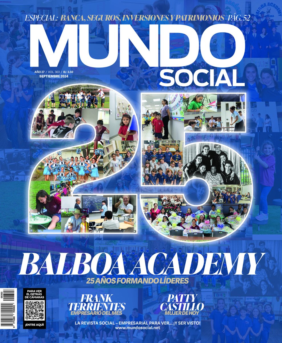 mundosocialpma's tweet image. Llega nuestra Nueva Edición de Septiembre 2024. En Portada contamos Balboa Academy, en Empresario del Mes con Frank Terrientes, y en Mujer de Hoy con Patty Castillo. 🌟
MÁS de la Revista Digital en el link de nuestra Bio✔️
@balboadragons
@pattycastillo
@frankterrientes