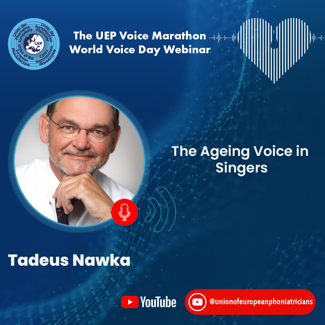 UEPphoniatrics's tweet photo. Aging Voice in Singers by Prof.Dr. Tadeus Nawka
https://t.co/BIsiODtwAX
.
Subscribe to UEP YouTube Channel:
https://t.co/8dMf6lJWZG
.
#voice #phoniatrics #laryngology #voicetherapy #vocaltraining #voicerehabilitation #voicesurgery #professionalvoice #artisticvoice https://t.co/dRiSl69xde