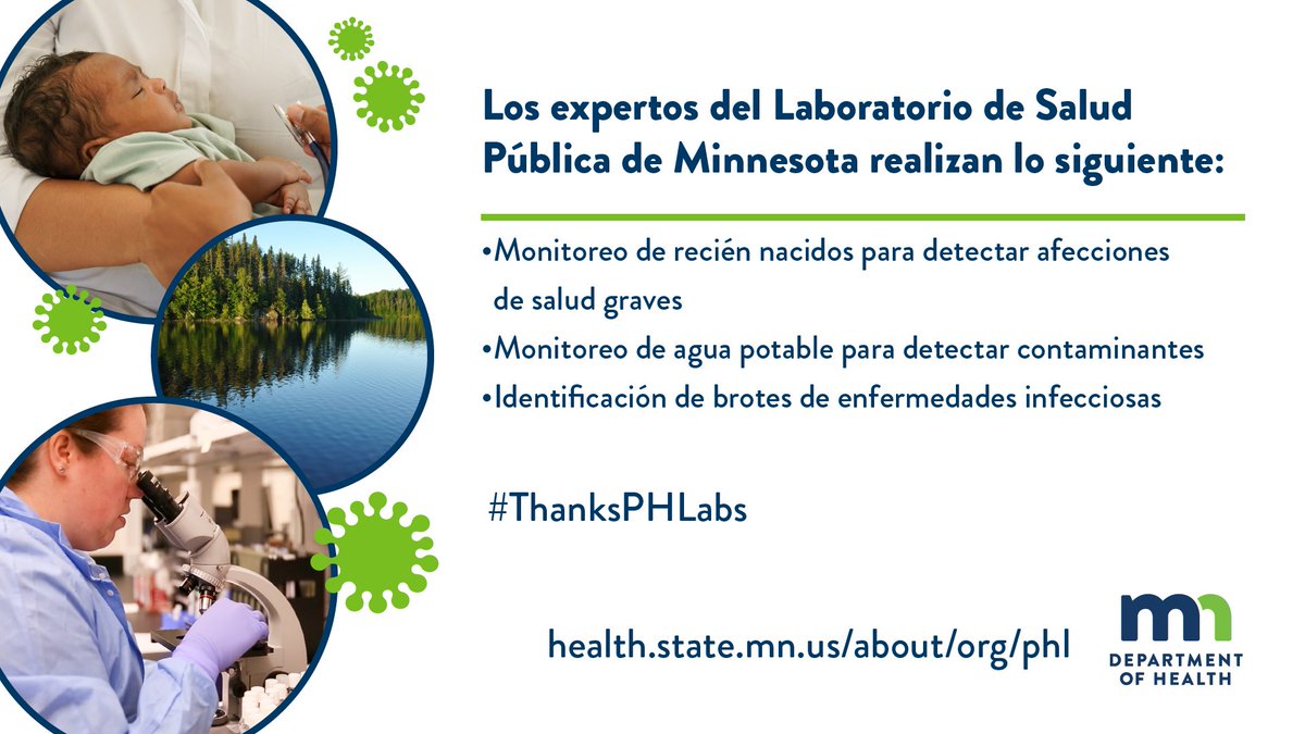 Public Health Laboratory Appreciation Month is here! Learn more at health.state.mn.us/about/org/phl/…

#ThanksPHLabs