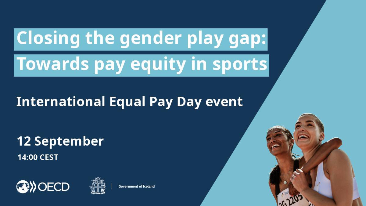 Ahead of #InternationalEqualPayDay, the OECD reaffirms its strong commitment to gender equality across our work &amp; our Organisation. This year, inspired by the Paris Games, we discuss #PayEquity in sports with pro athletes, experts &amp; 🇮🇸 PM <a href="/Bjarni_Ben/">Bjarni Benediktsson</a>.

🔗 oe.cd/5Gu