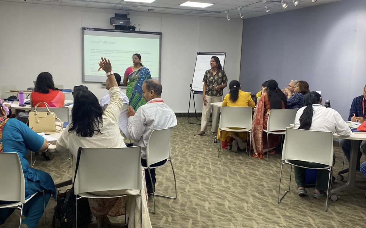 Dir_Education's tweet image. English educators at today&apos;s workshop, exploring how integrating the #SDGs into our lessons can inspire exemplary teaching. 

Let’s empower students to think globally and act locally! 

#SustainableEducation 
#TeachSDGs