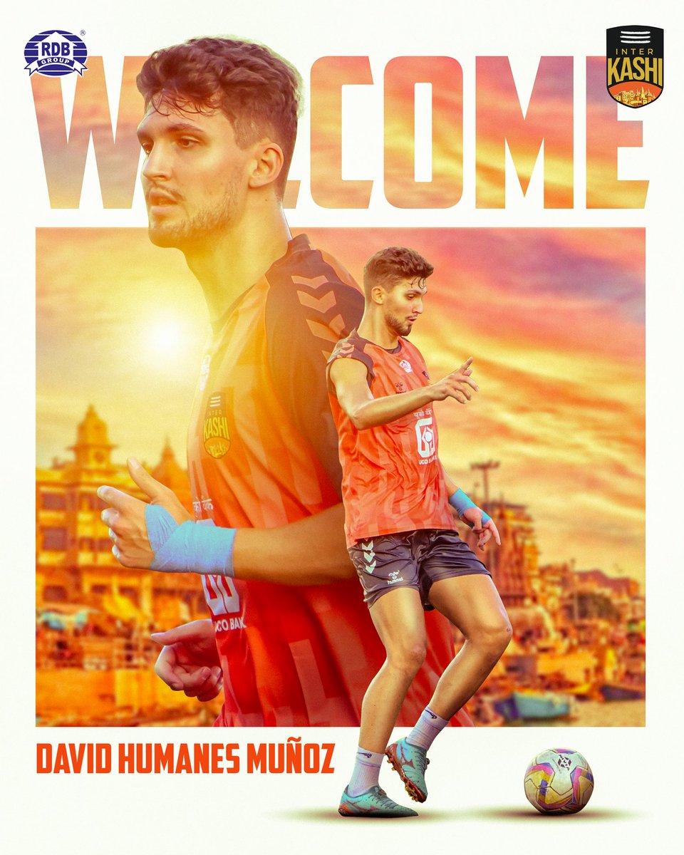 A new journey begins! ✨🧡

#HarHarKashi #Kashi #UttarPradesh #Newsigning #Newannouncement #DavidHumanesMunoz #ileague