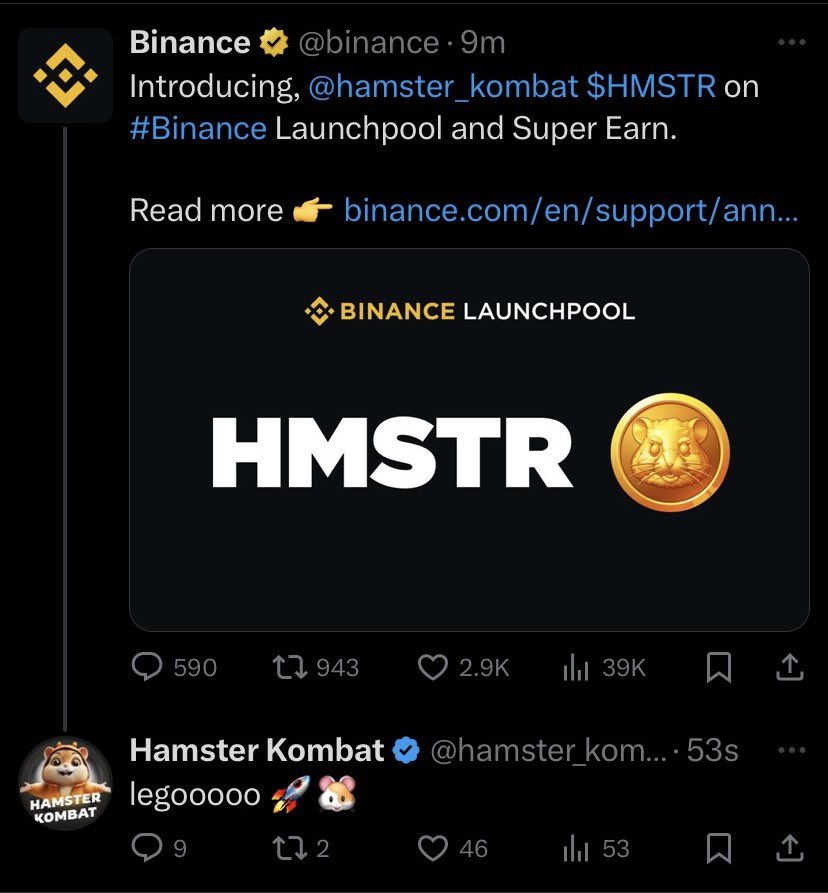 marjidofficial's tweet photo. The Moment We Have All Been Waiting For….To Those Who Stopped Farming Hamster Kombat, How Market Now? You Need A lot Of Patient To Make It In This Crypto Space. Retweet If You Are Still Farming #Hamster_Kombat https://t.co/J2SWAqIp7D