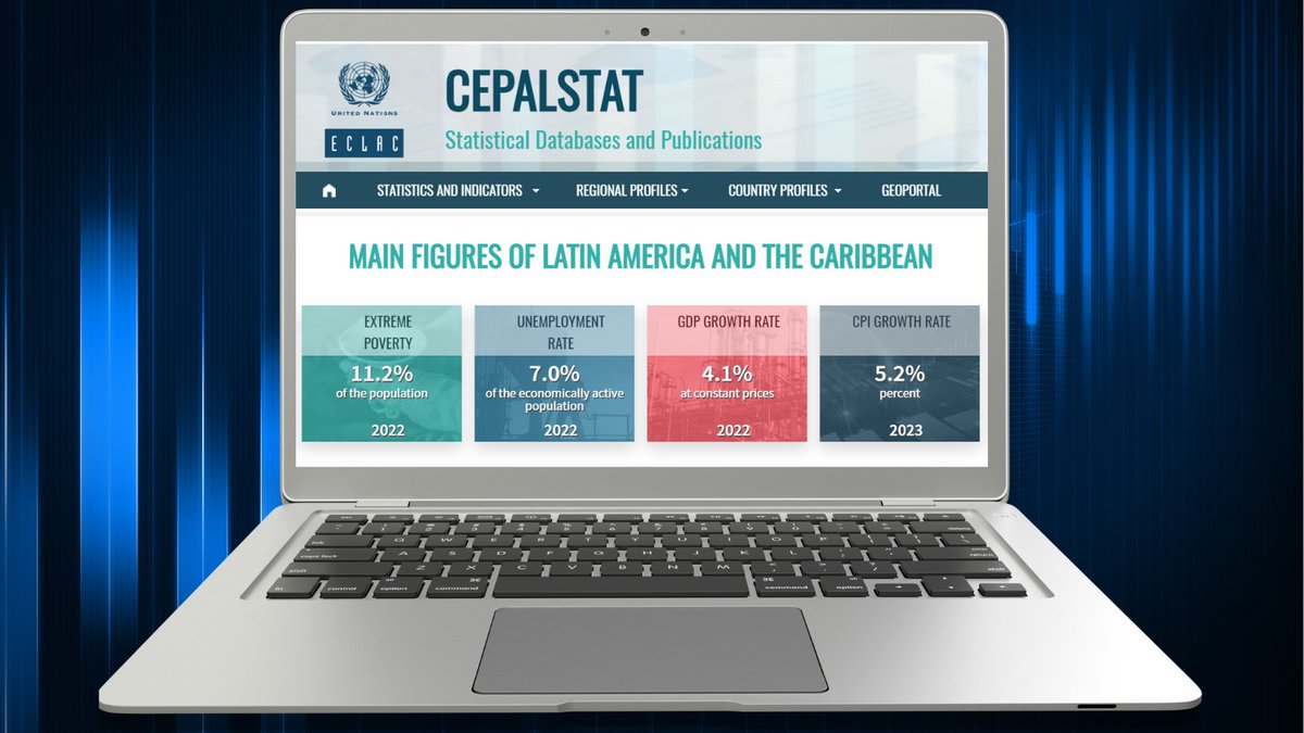 🌐📊 ¿Qué es #CEPALSTAT? Es tu acceso a toda la información #estadística de América Latina y el Caribe, recopilada y publicada por la <a href="/cepal_onu/">CEPAL</a>. Explora datos socioeconómicos, ambientales y más a través de tablas interactivas, mapas y publicaciones: bit.ly/3Xfa2ji