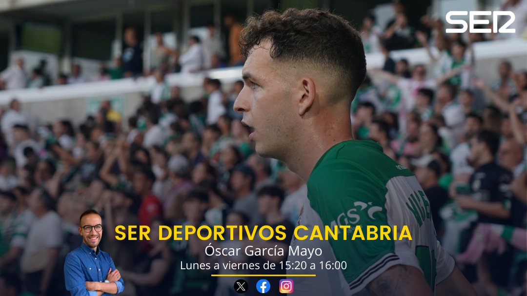 📻 <a href="/SERDeportivos/">SER Deportivos</a> Cantabria (12/9/24) con <a href="/OskarGarcia16/">Óscar García Mayo 🎙</a>

🎧 cadenaser.com/audio/ser_cant…

🟢 Actualidad <a href="/realracingclub/">Real Racing Club</a>
🎙️ Habla <a href="/ivicente9/">Iñigo Vicente</a>
⚽️ @angelveinti2 (<a href="/RacingCantera/">Cantera | Real Racing Club</a>) y <a href="/jonsanmi11/">Jon Sanmi</a> (<a href="/CDLaredo/">Club Deportivo Laredo</a>)
🤾🏽‍♂️ <a href="/Garabaya/">Ⓡⓤⓑⓔⓝ Ⓖⓐⓡⓐⓑⓐⓨⓐ ②.⓪</a> (<a href="/bmSinfin/">Blendio Sinfín Santander</a>)
🏑 Ana Marquínez (<a href="/rstenishockey/">R.S Tenis DHF</a>)