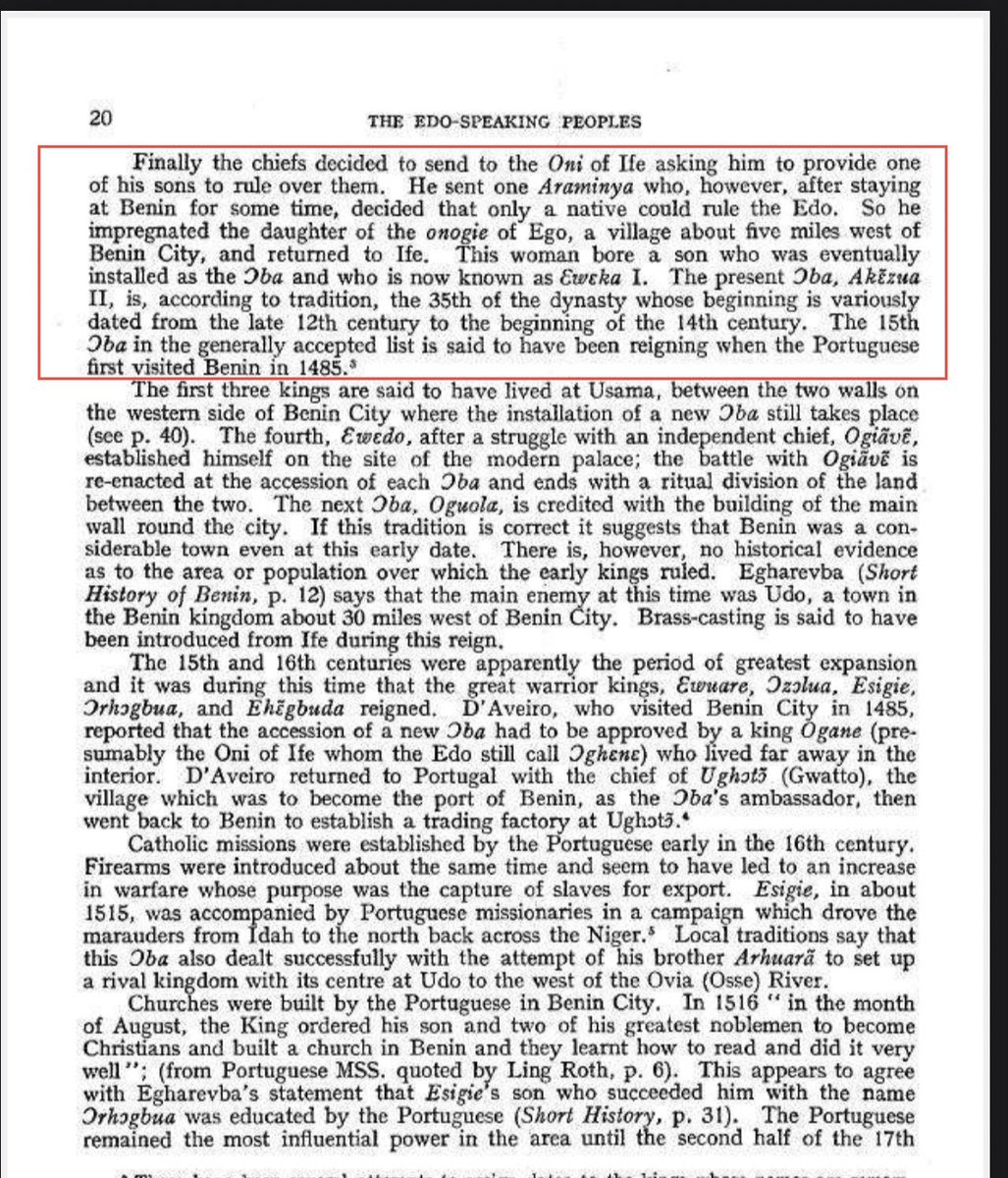 AhHit_Em_Up's tweet image. All evidence said that the royal house of benin are all Yorubas