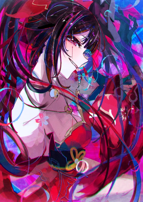 #皆さんラフと塗った後を見せてください 
