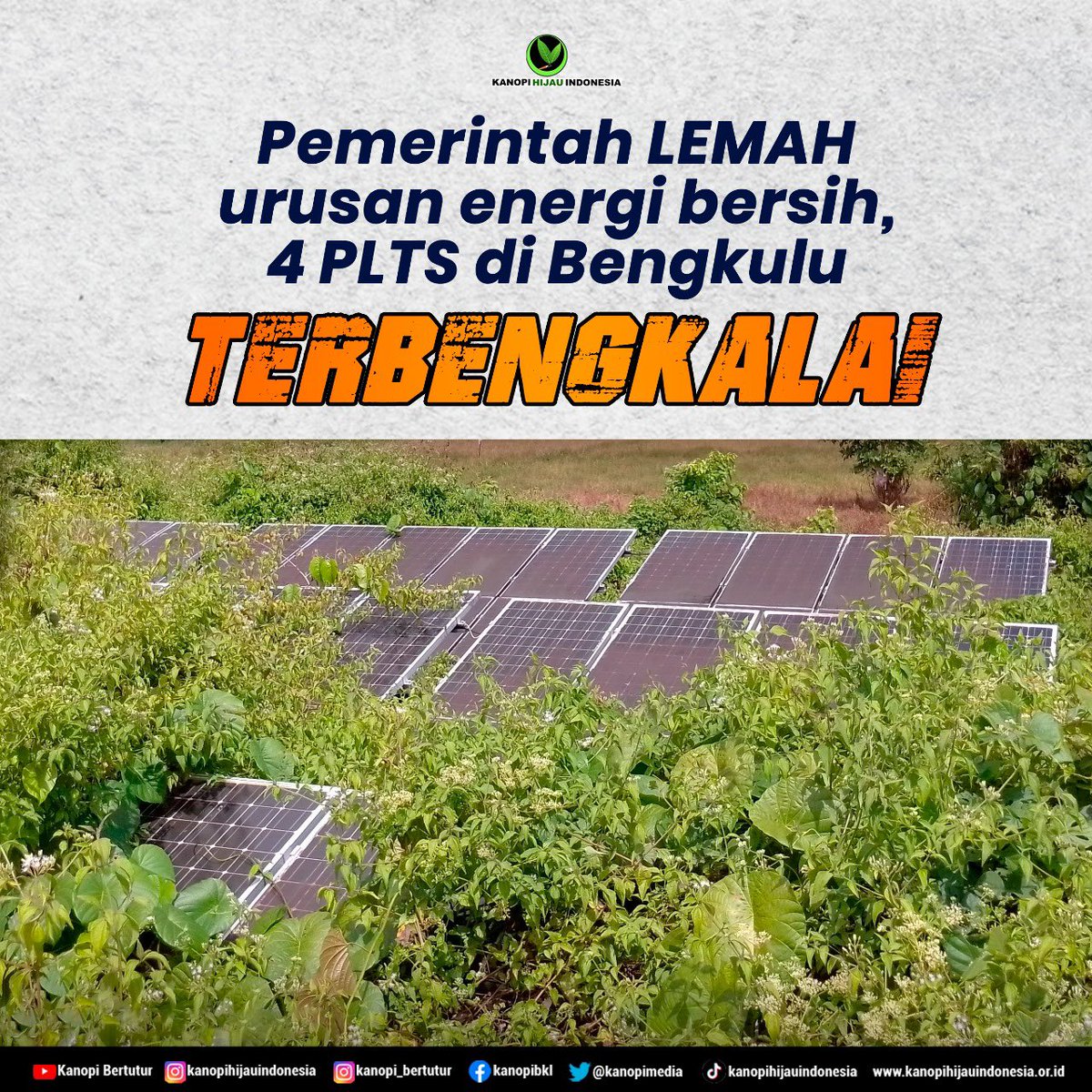 kanopimedia's tweet photo. Potret energi bersih di pelosok, dibangun dng dana miliaran, aktif hanya 1-2 thn stelah iitu rusak! @KementerianESDM @KPK_RI https://t.co/x3iEqPcasc