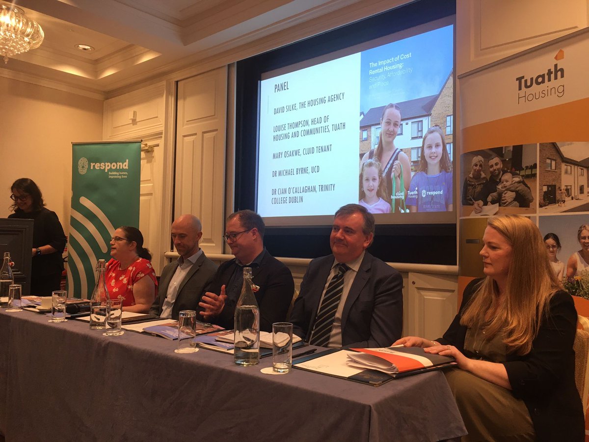 HousingAgencyIE's tweet photo. New research from @CluidHousing ,@RespondHousing and @tuathhousing, funded by The Housing Agency, has found that cost rental housing is successful in creating secure homes and a sense of belonging among residents. Read the report here - https://t.co/e8E9Sh9HCb https://t.co/fBiIlkN5g0