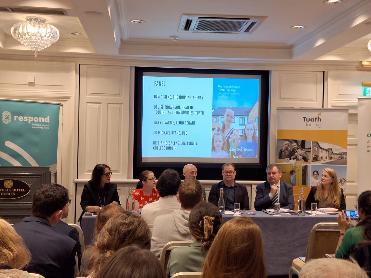 HousingAgencyIE's tweet photo. New research from @CluidHousing ,@RespondHousing and @tuathhousing, funded by The Housing Agency, has found that cost rental housing is successful in creating secure homes and a sense of belonging among residents. Read the report here - https://t.co/e8E9Sh9HCb https://t.co/fBiIlkN5g0