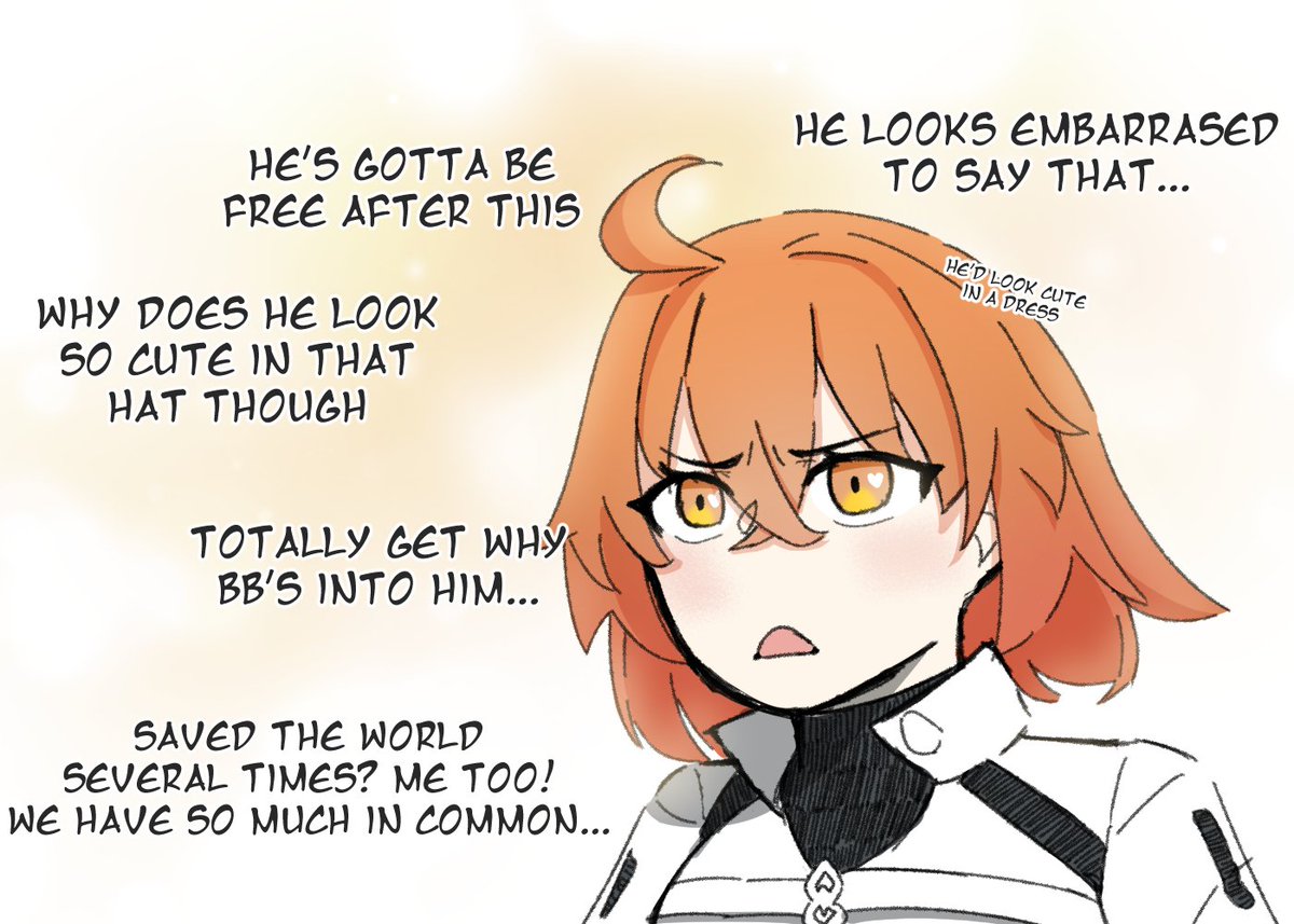 enkima's tweet photo. He's Focused, She's Distracted https://t.co/QKyi3C4B4y