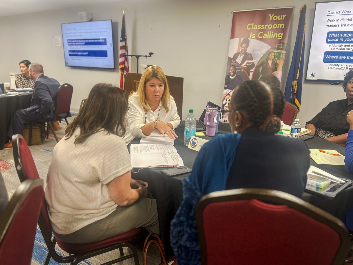 CarolinaCAP_SC's tweet image. Districts are deep in the reflection process, revisiting and reimagining their theory of action and priorities of practice from last school year.

#SpurringInnovation