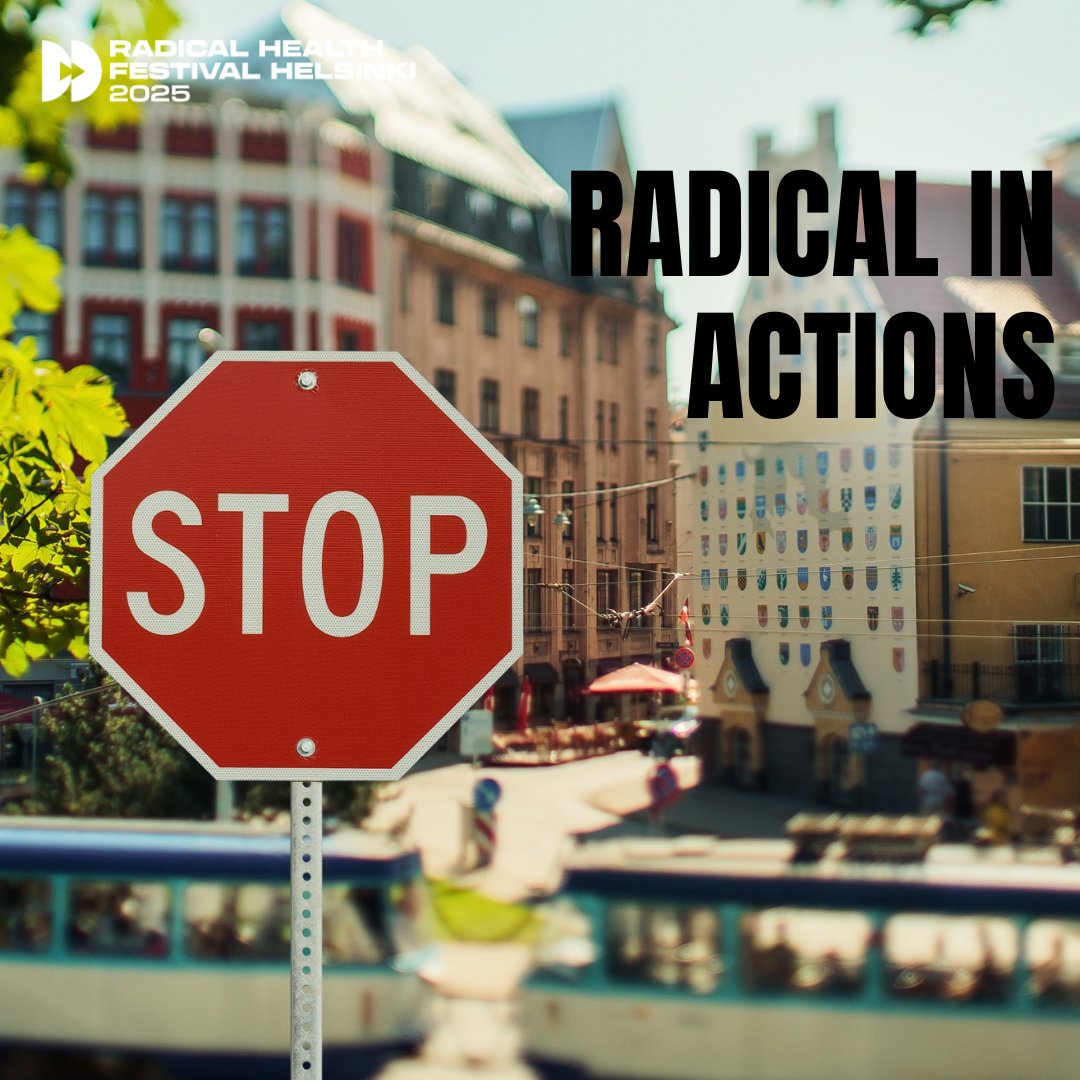 Stop in the name of health! 🛑 Radical changes ahead at the Radical Health Festival Helsinki 2025.
#radicalhealth