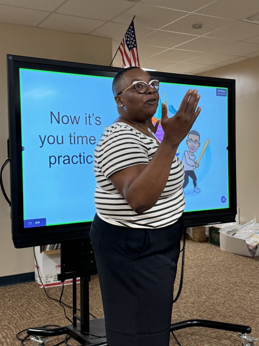 DiggsLatham's tweet photo. During PLT this morning, MCL, Ms. Richardson presented a Mini-Clinic on Exit Tickets, and 5th grade teachers presented student exemplars. #LearningandGrowinginHarmony https://t.co/NLJSu017wG