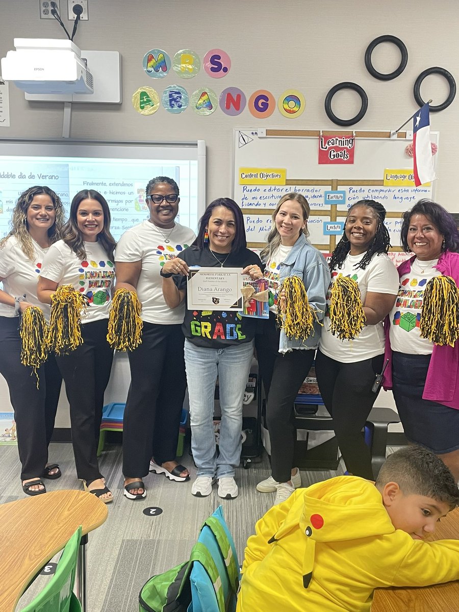 Congratulations to Mrs. Arango for being named our September Staff Panther of the Month!!